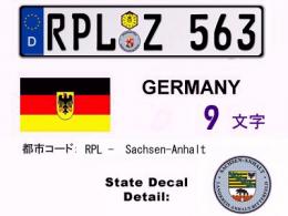 ドイツナンバー白-RPL
